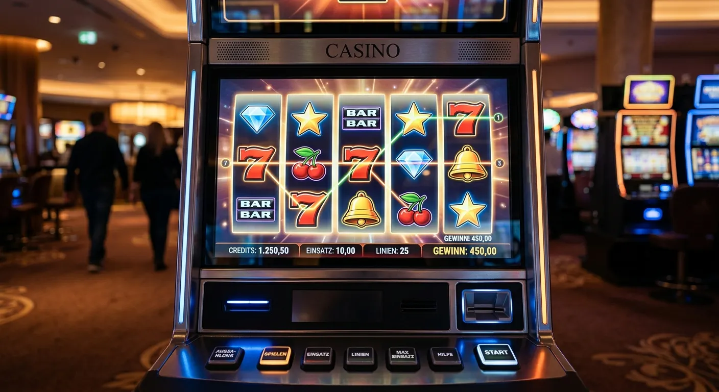 Abstrakte Slot-Walzen mit generischen Symbolen