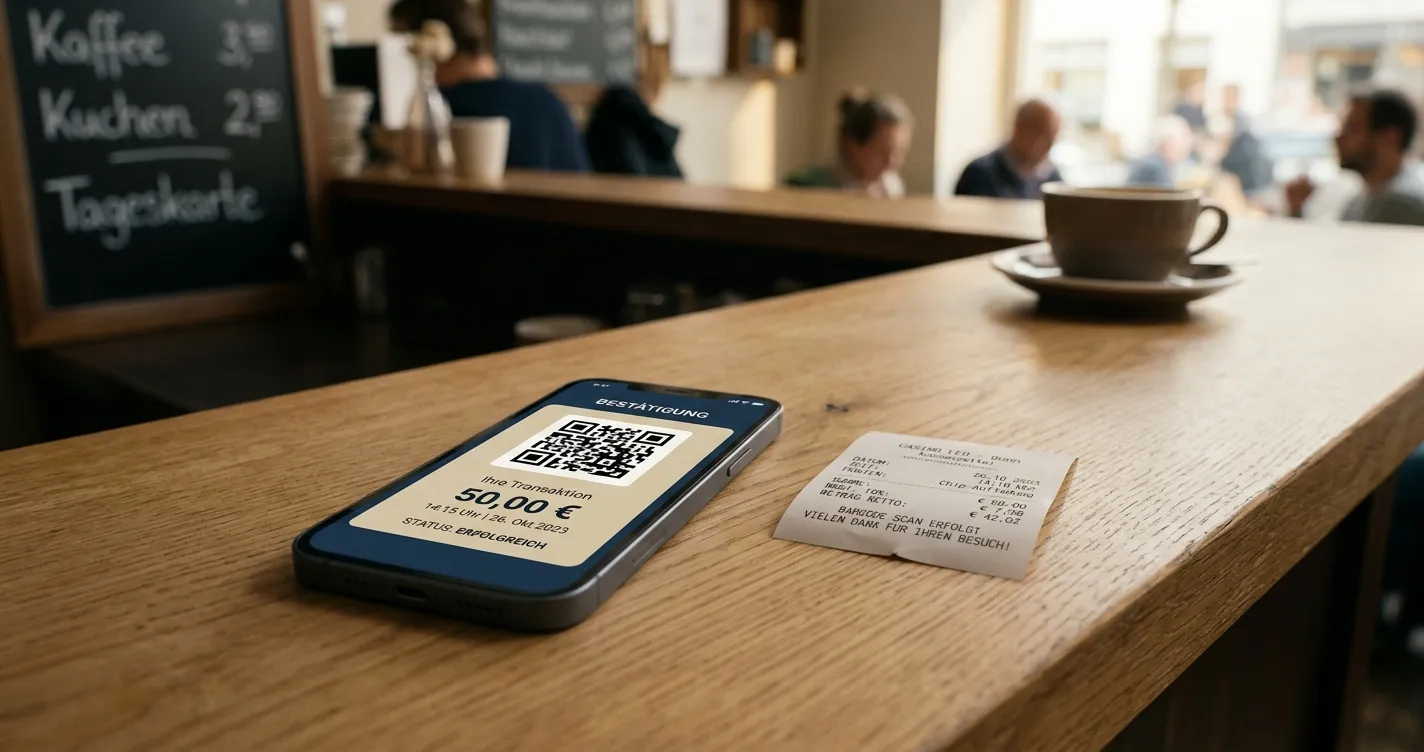 CashtoCode-Einzahlung im deutschen Online-Casino mit Barcode und neutralem Smartphone