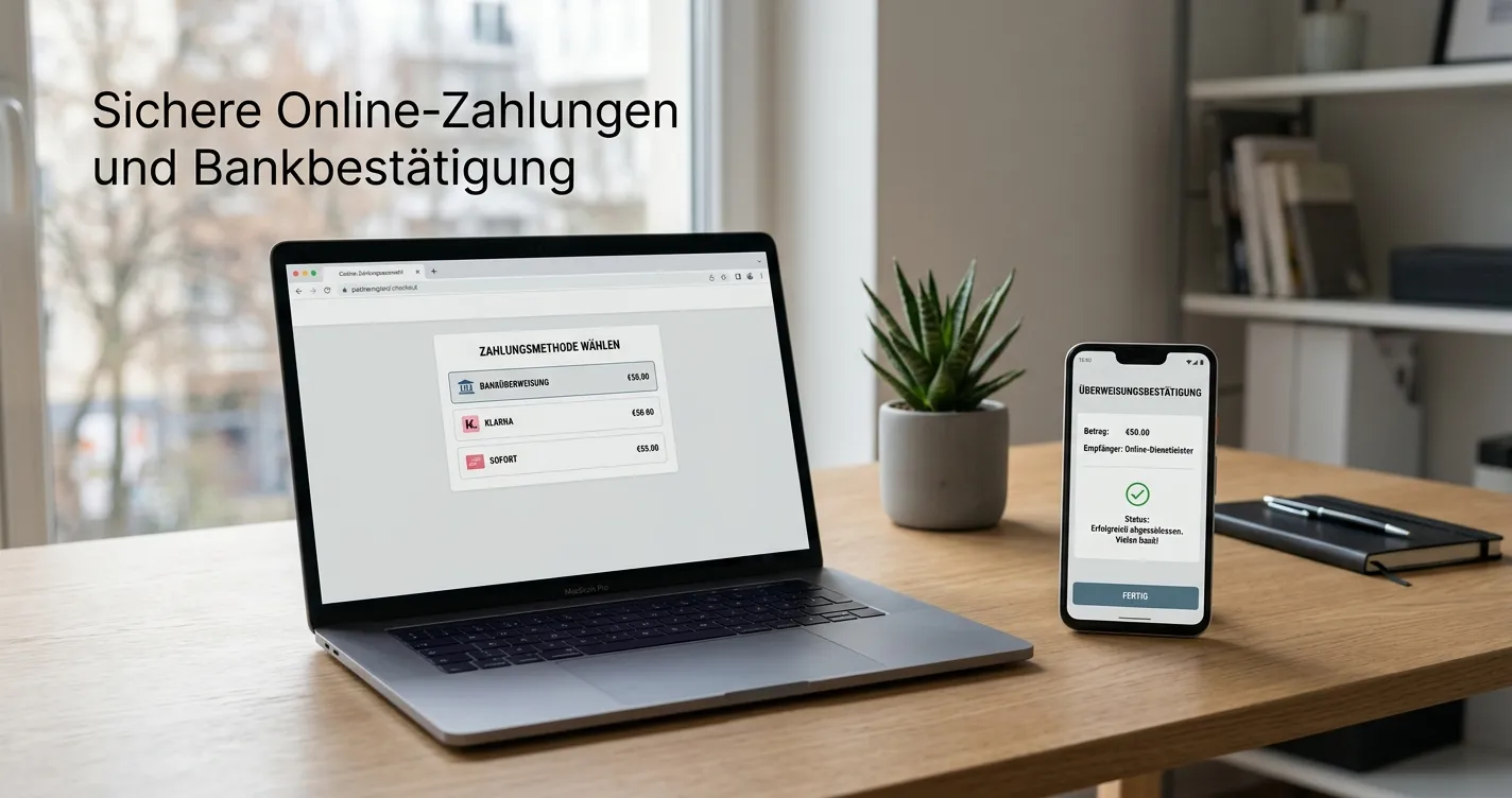 Wero-Zahlung im deutschen Online-Casino am neutralen Laptop-Arbeitsplatz