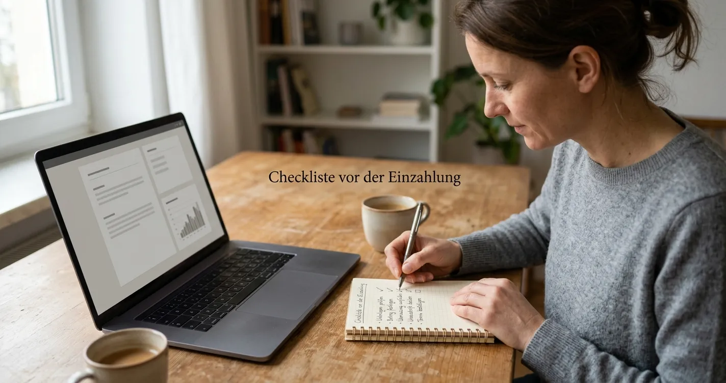 Checkliste für die Prüfung eines Online-Casinos vor der Einzahlung