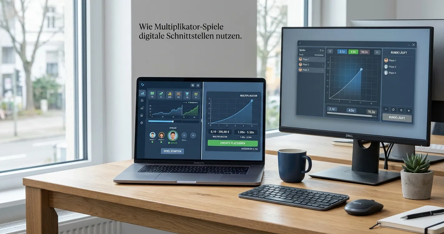 Drei neutrale Spielansichten für klassische Crash-Multiplikator-Spiele