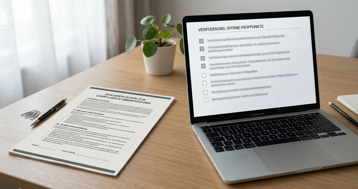 Neutrales deutsches Lizenzdokument und Checkliste für die Anbieterprüfung