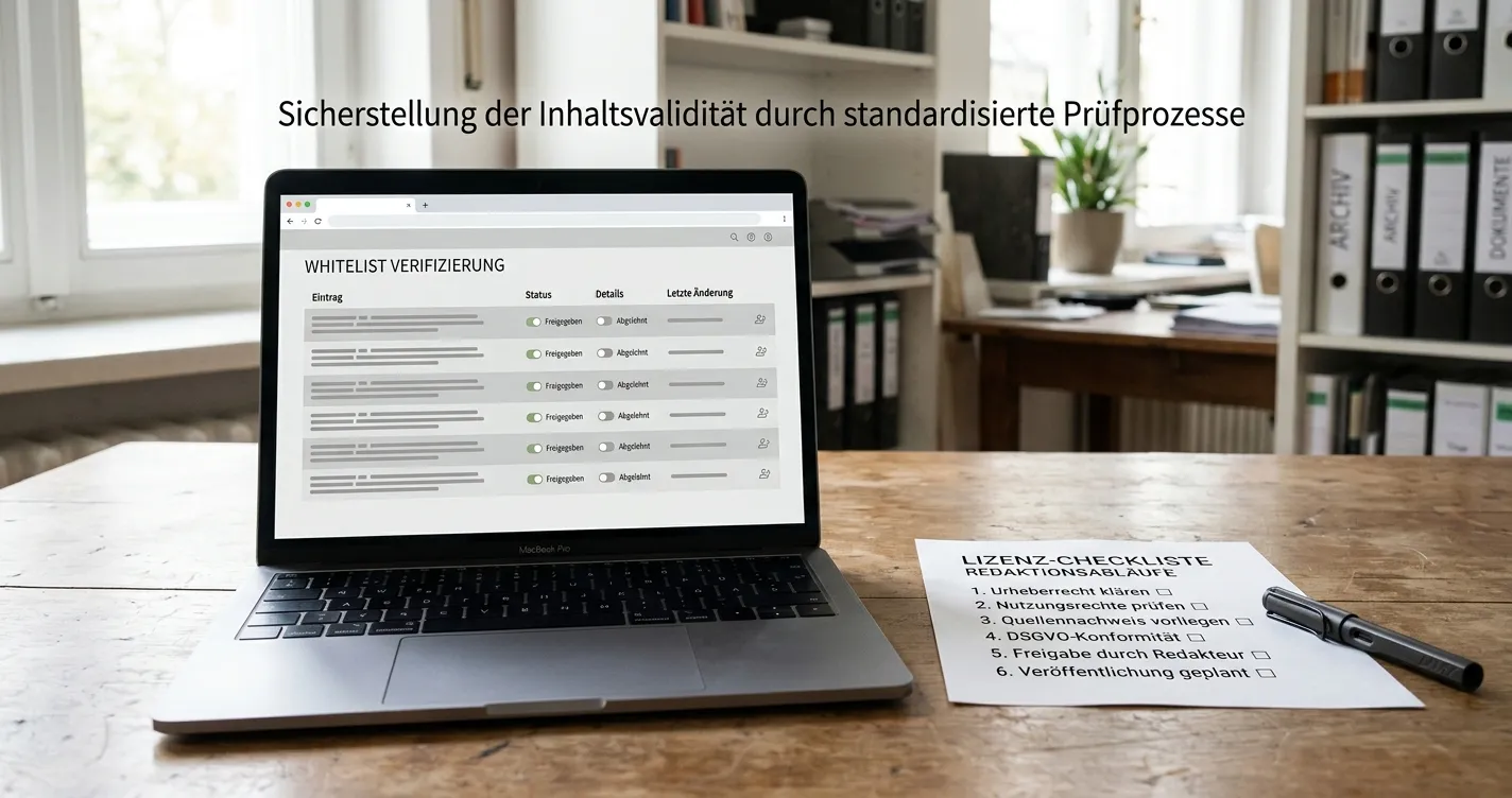Neutraler Bildschirm mit GGL-Whitelist-Prüfung, Domainzeile und markierter Glücksspielart