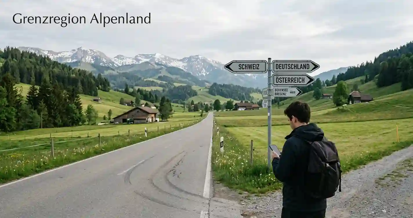Grenzregion DACH mit unterschiedlichen Glücksspielregeln für mobiles Spiel