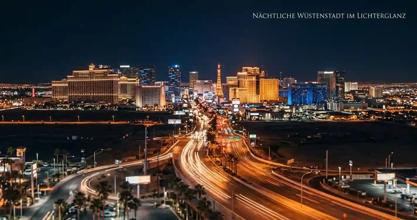Las Vegas Nachtpanorama – 30 Prozent US-Quellensteuer für deutsche Spieler
