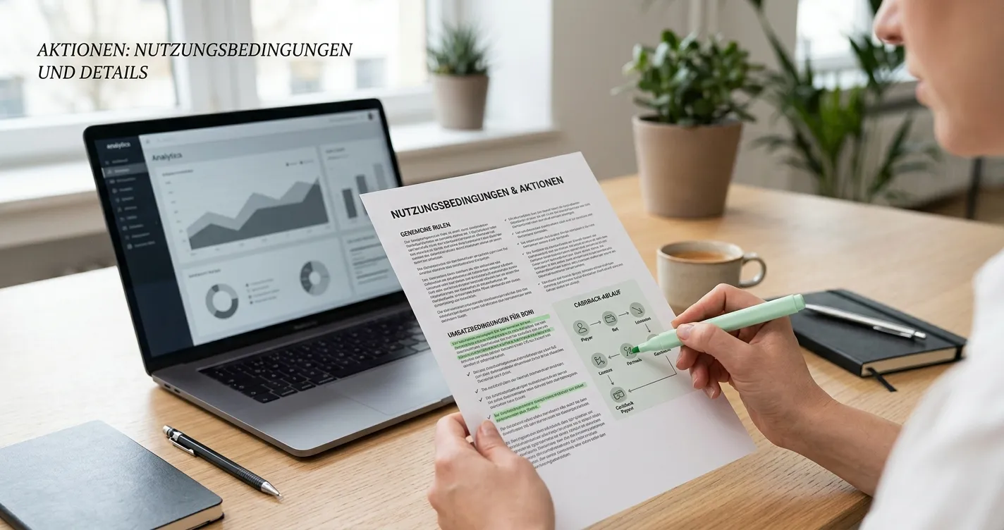 Neutraler Bonusvergleich mit Umsatzbedingungen und Cashback-Hinweisen