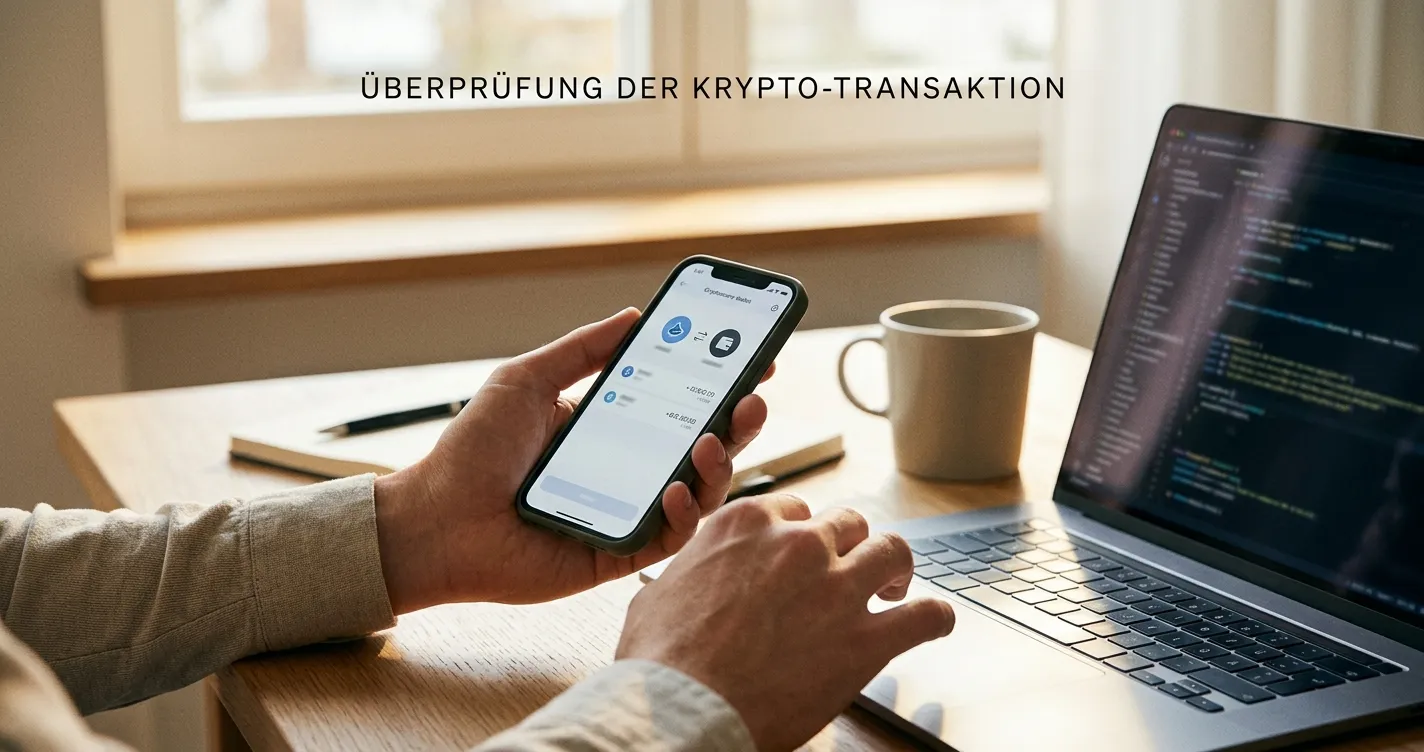 Litecoin-Wallet mit Netzwerkhinweisen und kleinem Testbetrag