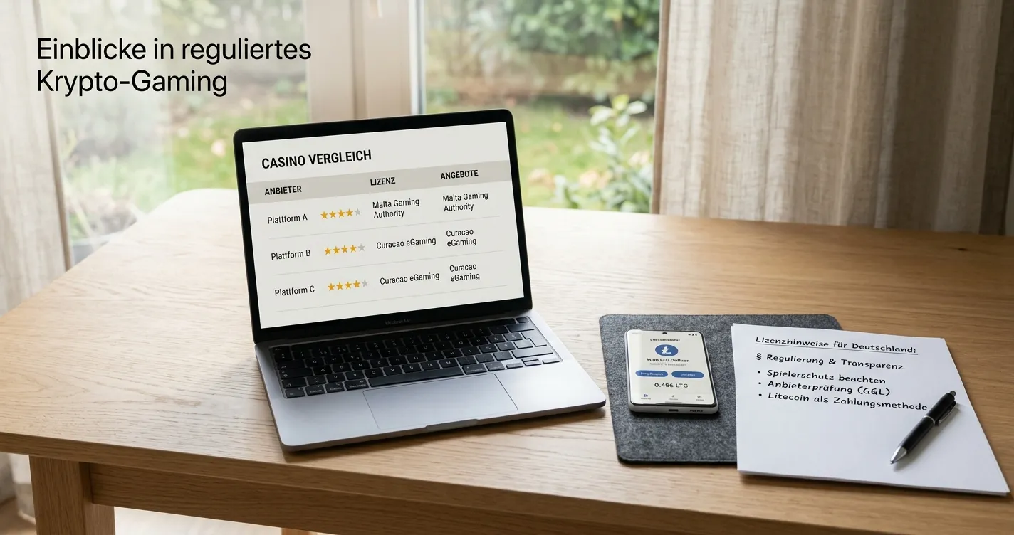 Litecoin-Casino-Vergleich mit Wallet und neutraler Prüfliste