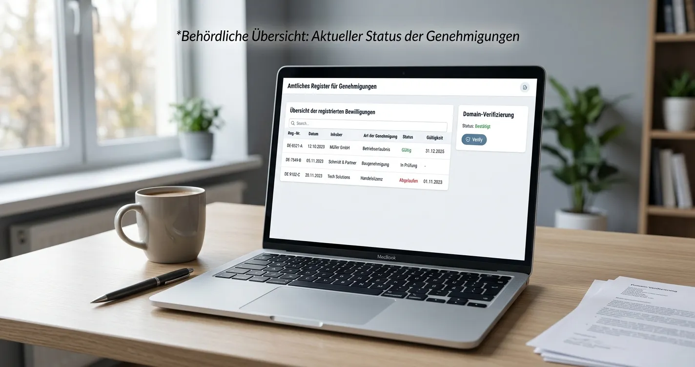 Prüfung einer deutschen Glücksspiel-Whitelist auf neutralem Laptop