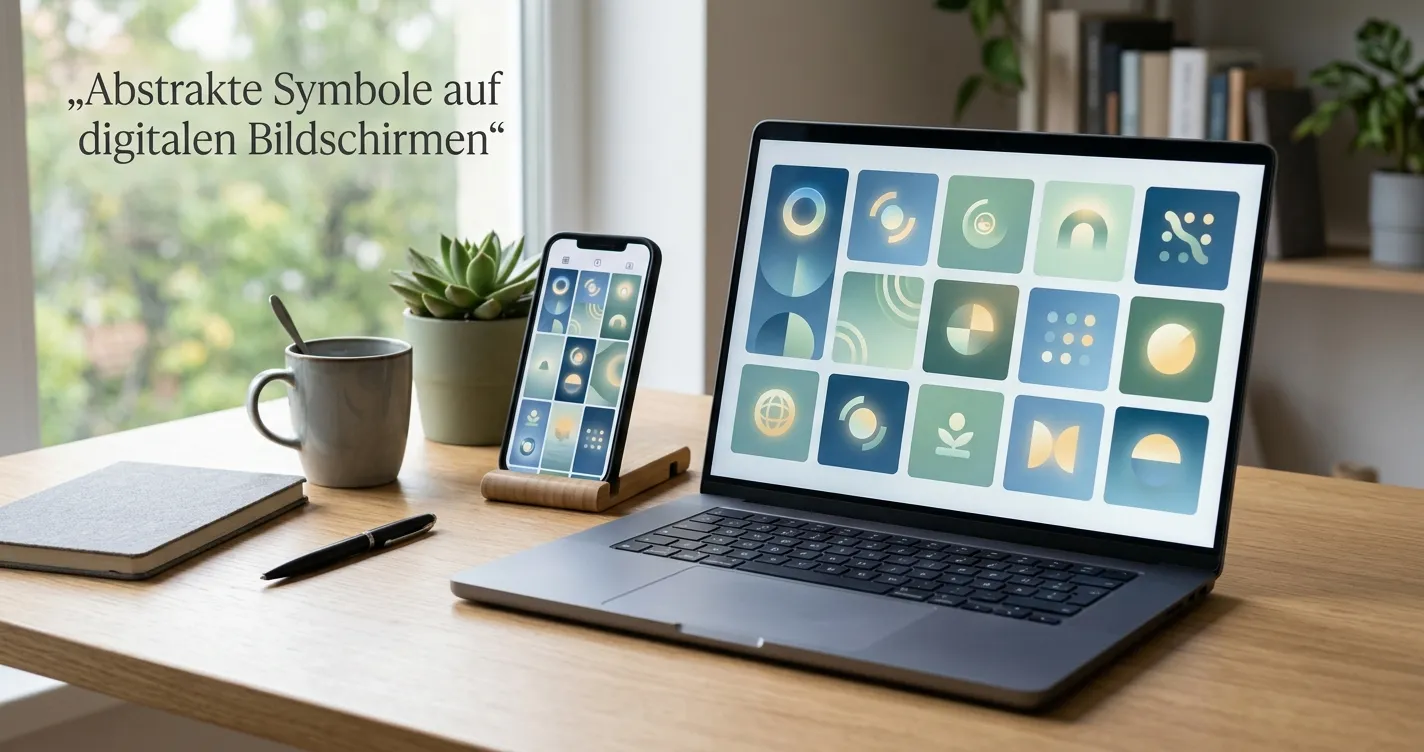 Smartphone und Laptop mit neutraler Darstellung eines Automatenspiels ohne Markenlogo