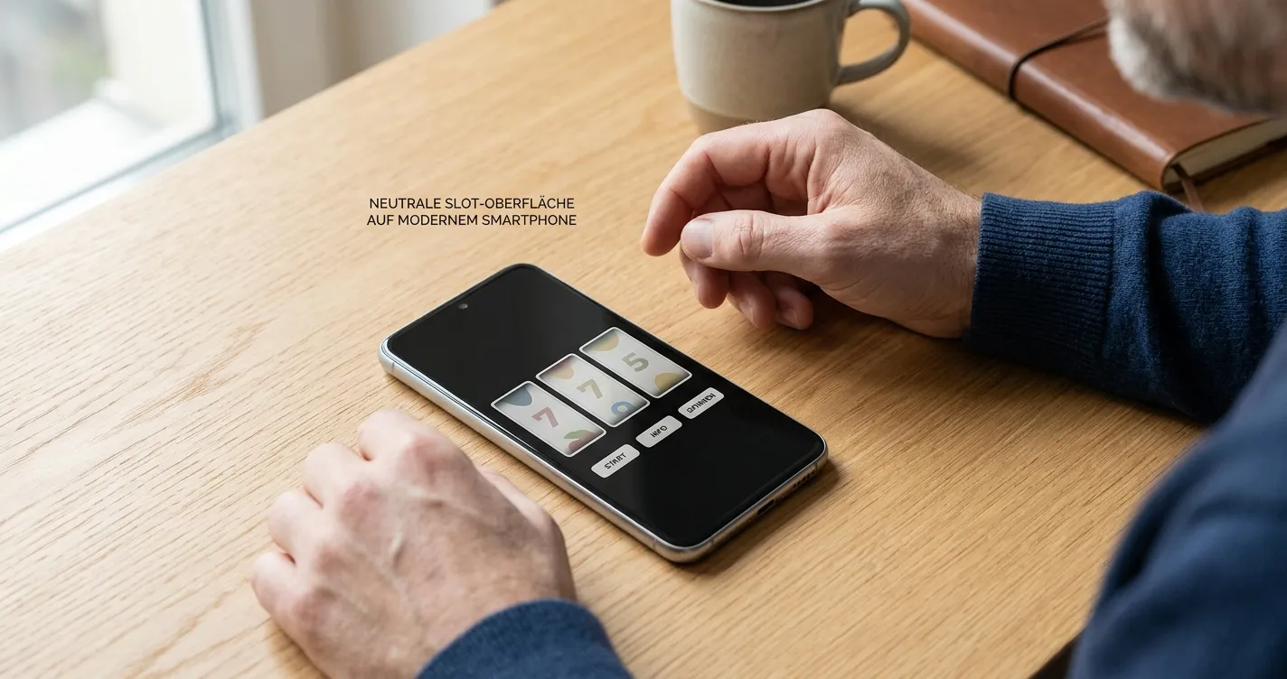 Mobiler Online-Spielautomat auf einem Smartphone