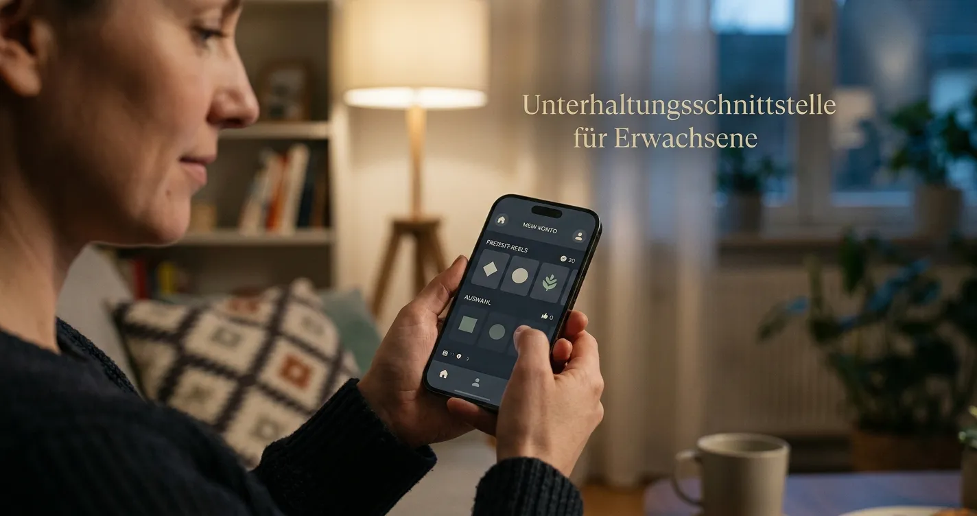 Android-Gerät mit virtuellen Automatenspielen in neutraler, nicht gebrandeter Darstellung