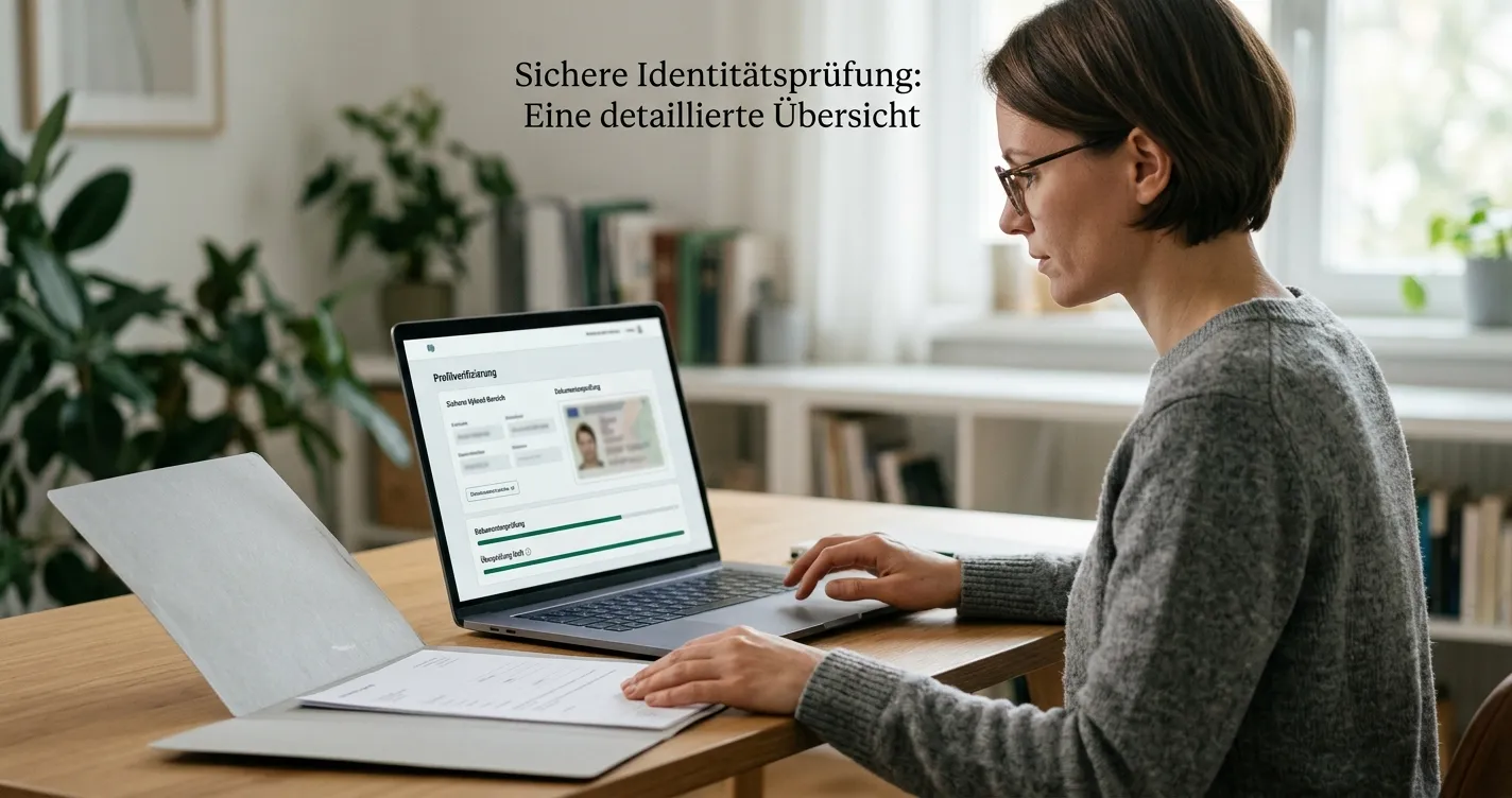 Sicherer Dokumentenbereich für Identitätsprüfung bei einem neutralen Online-Casino