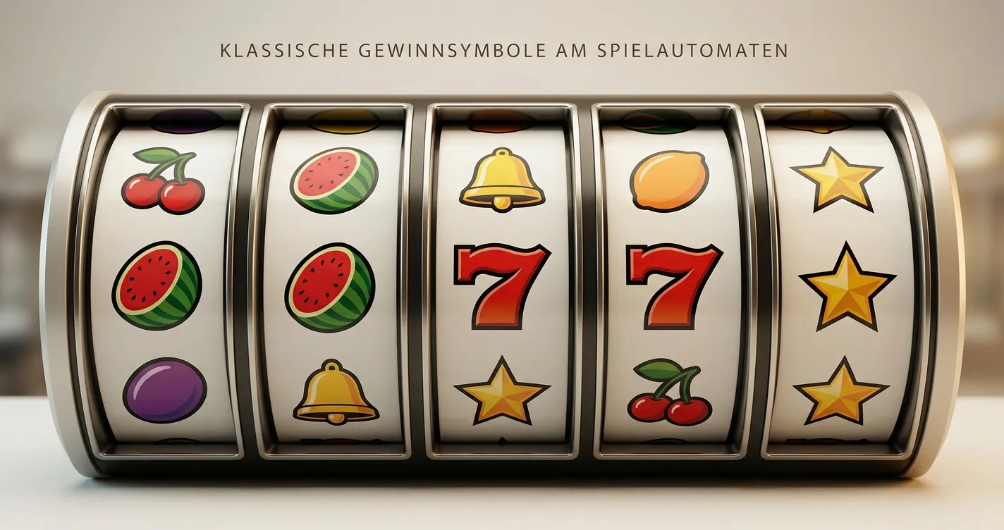 Generische Spielautomaten-Walzen mit abstrakten Symbolen ohne Markenkennung