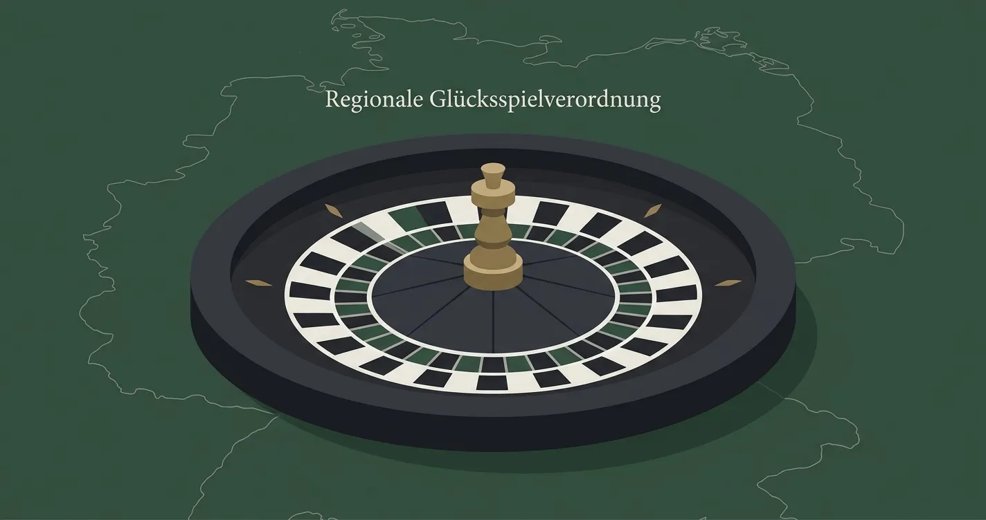 Roulettetisch als Sinnbild für Tischspiele auf Landesebene in Deutschland