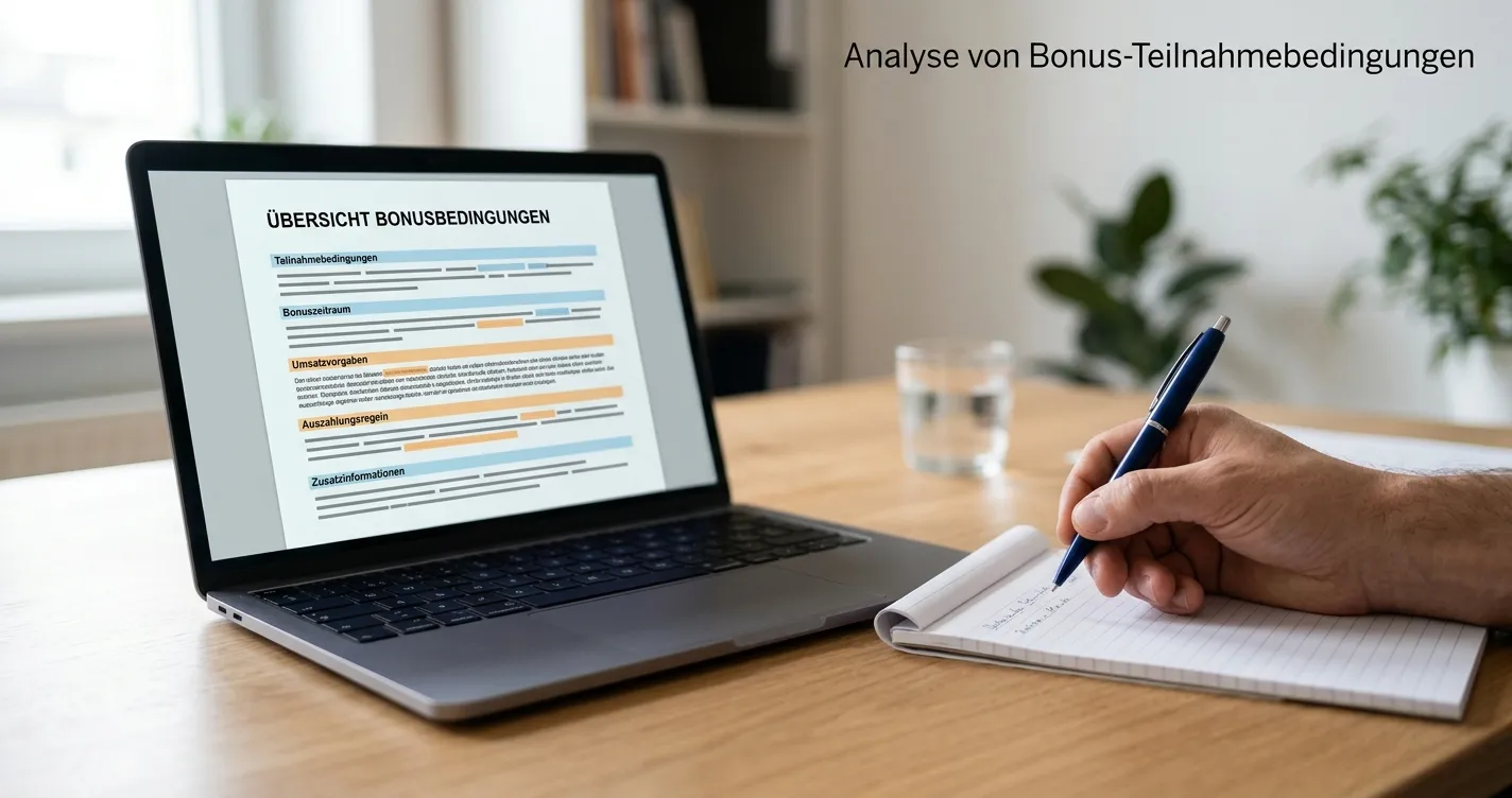 Bonusbedingungen neben dem Mindestbetrag einer Trustly-Einzahlung